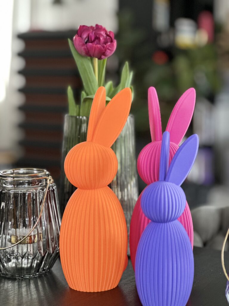 Hasen – Parade aus dem 3 D – Drucker