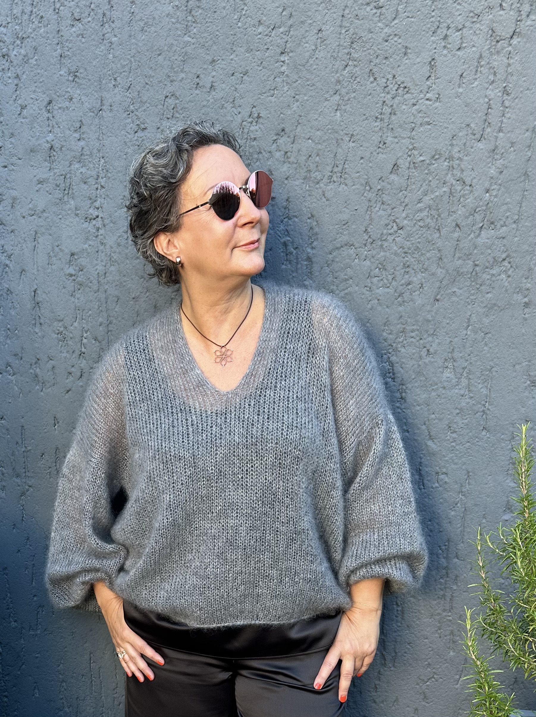 Federleicht in GRAU // STRICKEN